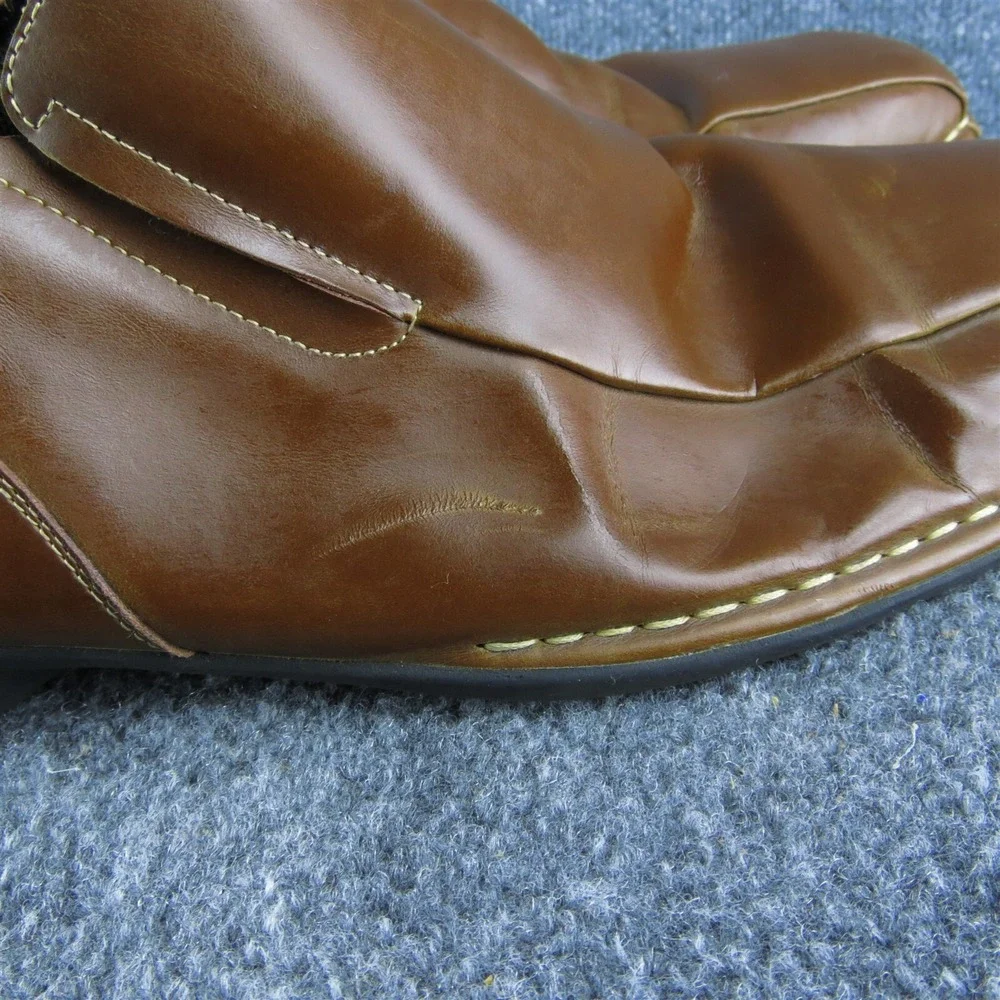 Unlisted Pave‎ Men Loafer Shoes Size 15 Medium Brown Synthetic Slip On